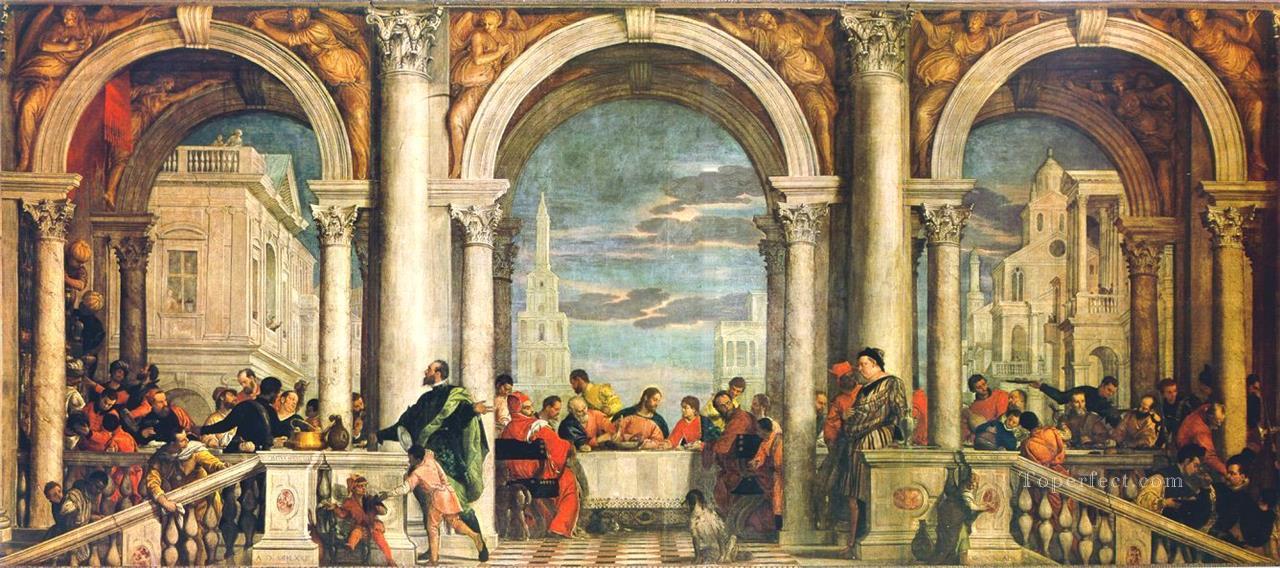 Feast in the House of Levi Renaissance Paolo Veronese Oil Paintings